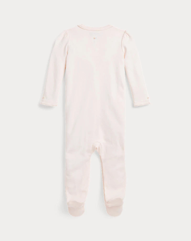 Floral Organic Cotton Interlock Coverall