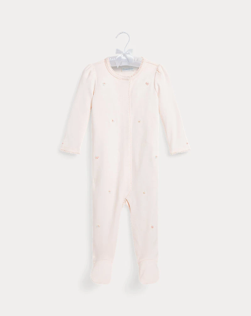 Floral Organic Cotton Interlock Coverall