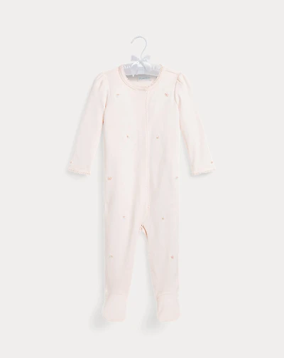 Floral Organic Cotton Interlock Coverall