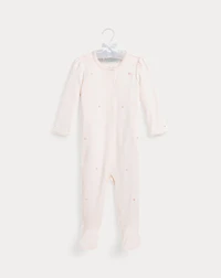 Floral Organic Cotton Interlock Coverall