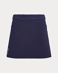 Back-Pleated Stretch Skort