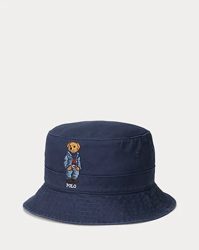 Polo Bear Twill Bucket Hat