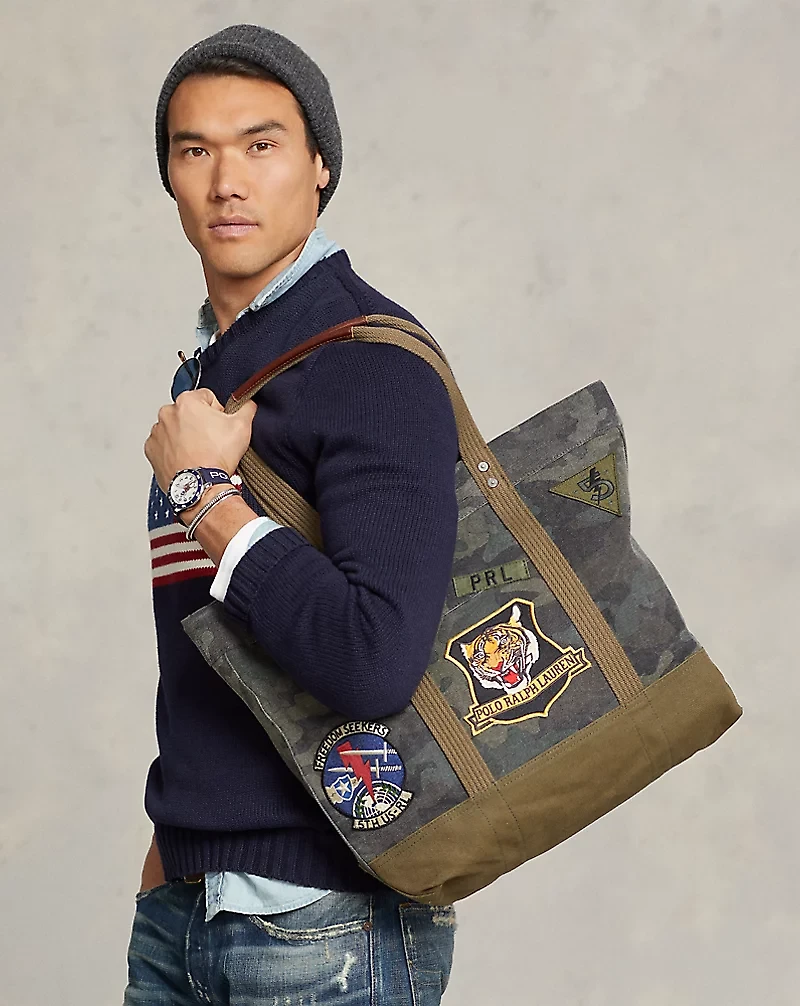 Canvas Camo Tote