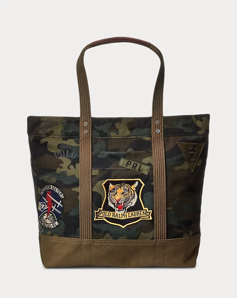 Canvas Camo Tote