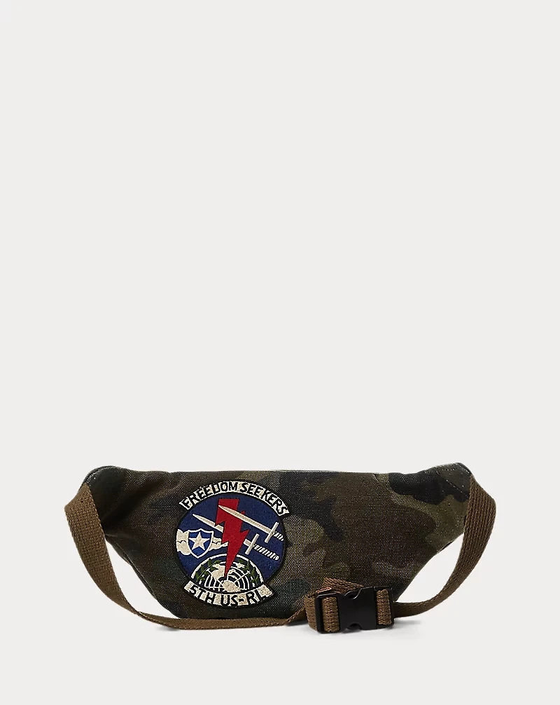 Tiger-Patch Camo Canvas Waistpack
