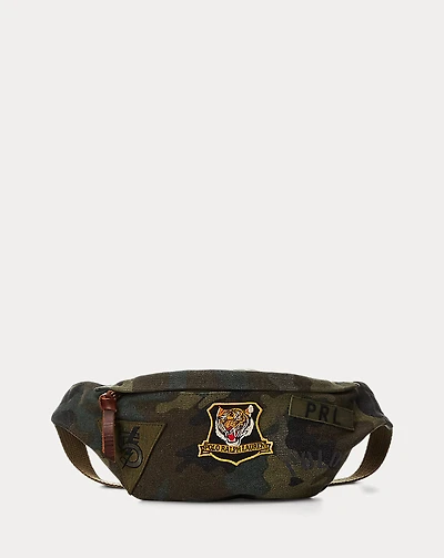 Tiger-Patch Camo Canvas Waistpack