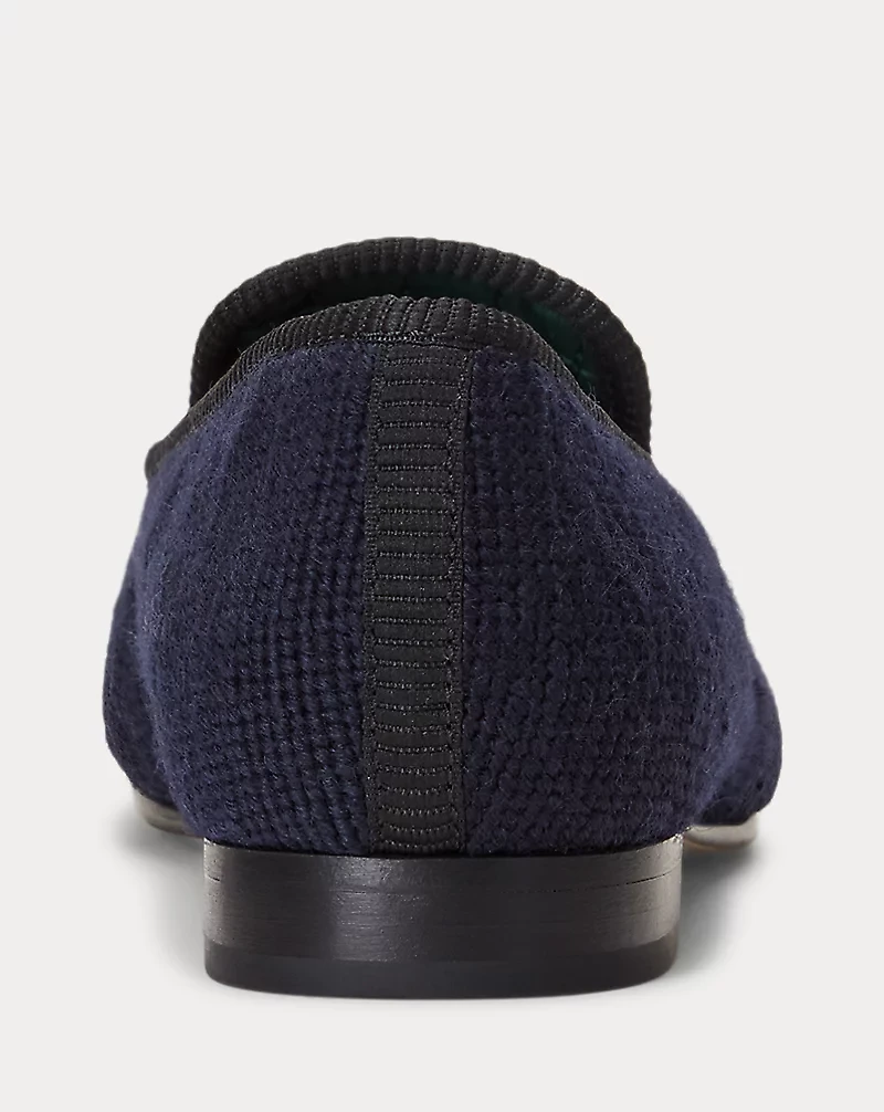 Paxton Equestrian Needlepoint Slipper
