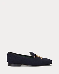 Paxton Equestrian Needlepoint Slipper