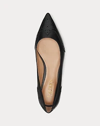 Loraine Burnished Leather Ballet Flat