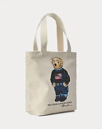 Polo Bear Cotton Canvas Tote