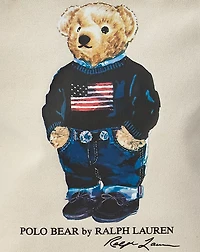 Polo Bear Cotton Canvas Tote