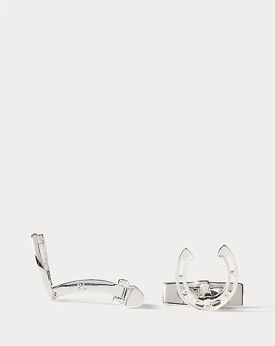 Sterling Silver Horseshoe Cuff Links