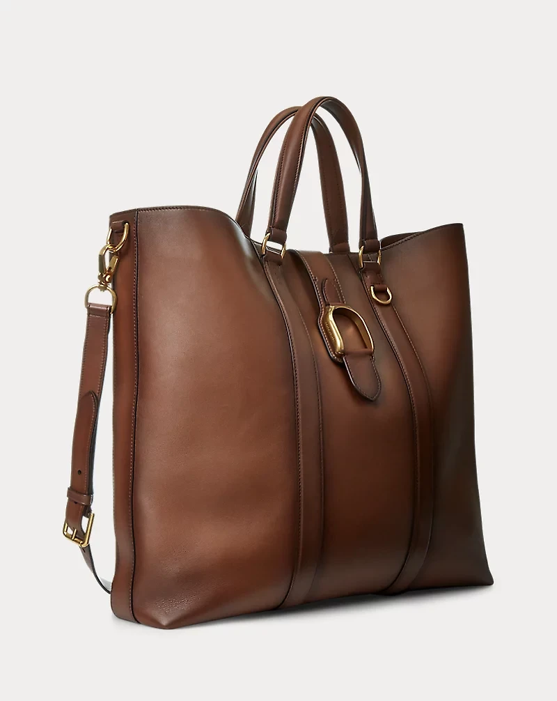 Welington Burnished Calfskin Tote