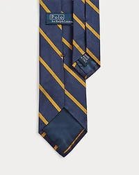 Striped Silk Repp Narrow Tie