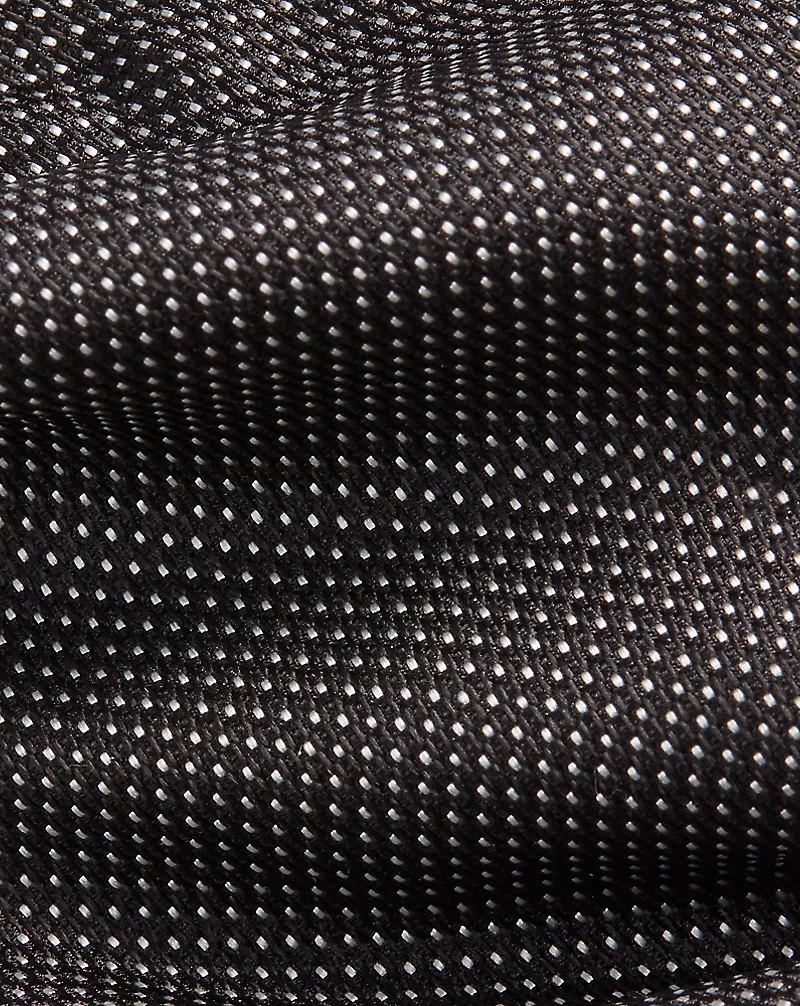 Pin Dot Silk Narrow Tie
