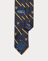 Striped Silk Narrow Club Tie