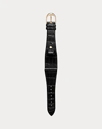 Large Stirrup Alligator Watch Strap