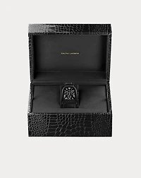 Stirrup Large Chronograph PVD Black Dial