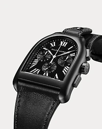 Stirrup Large Chronograph PVD Black Dial