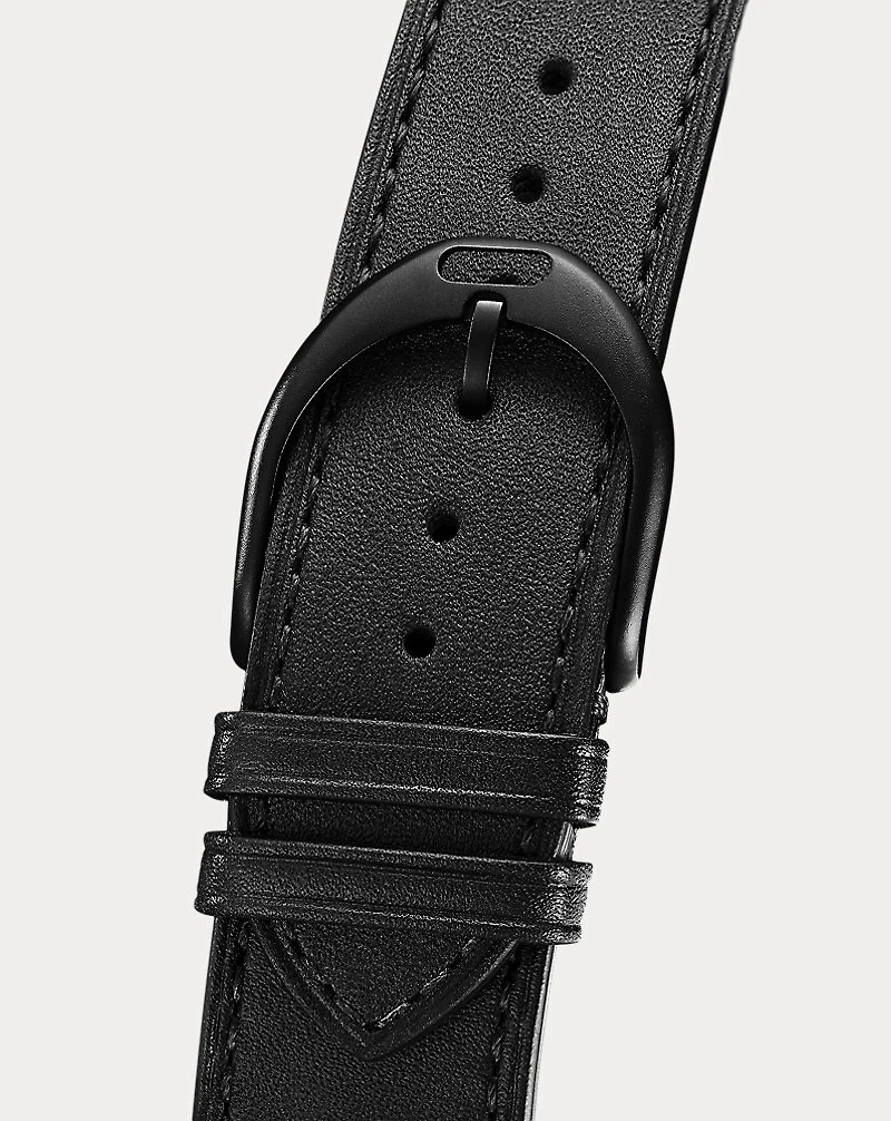 Stirrup Large Chronograph PVD Black Dial
