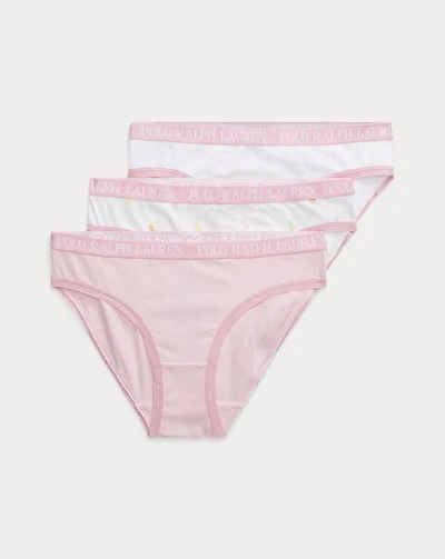 Polo Pony Stretch Jersey Bikini 3-Pack