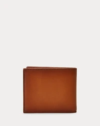 Burnished Leather Billfold Wallet