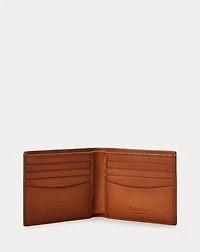 Burnished Leather Billfold Wallet