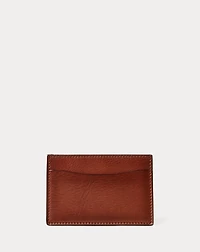 Burnished Leather Card Case