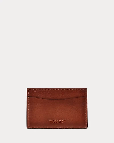 Burnished Leather Card Case
