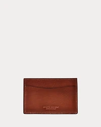 Burnished Leather Card Case