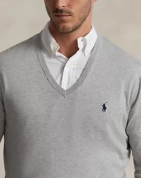 Cotton V-Neck Sweater