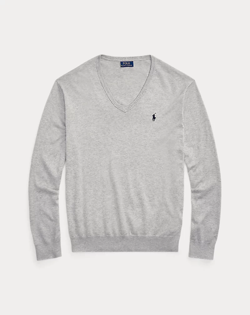 Cotton V-Neck Sweater