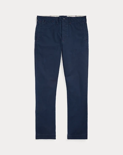 Slim Fit Herringbone Twill Pant