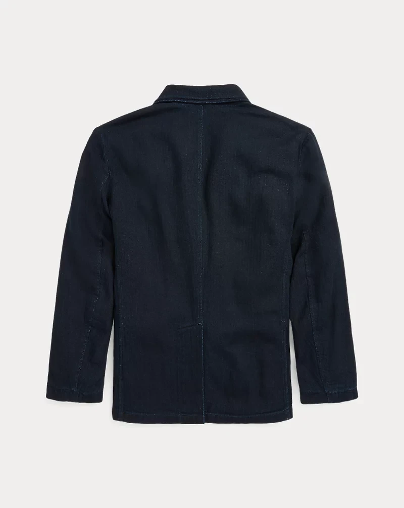 Unconstructed Herringbone Sport Coat