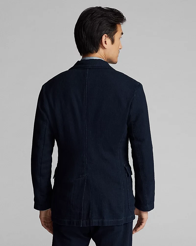 Unconstructed Herringbone Sport Coat