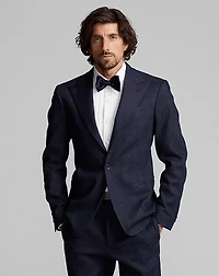 Indigo Denim Tuxedo Jacket