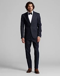Slim Fit Indigo Denim Tuxedo Trouser