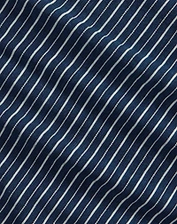 Indigo Striped Jacquard T-Shirt