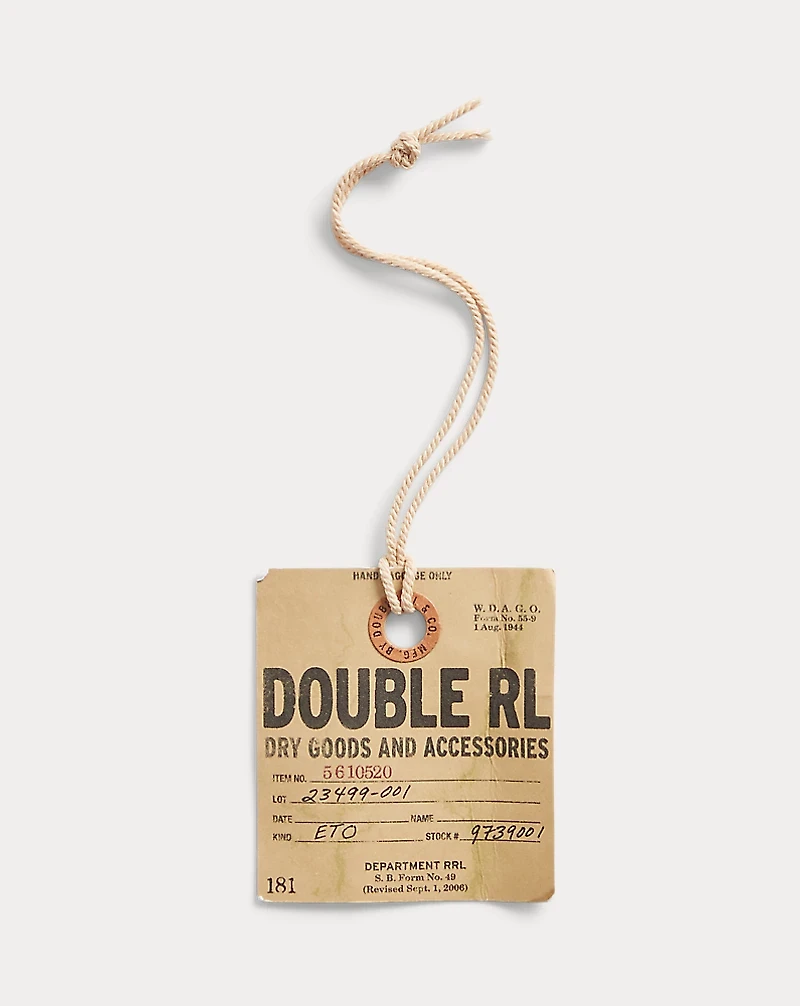 Hand-Burnished Leather Double-Prong Belt
