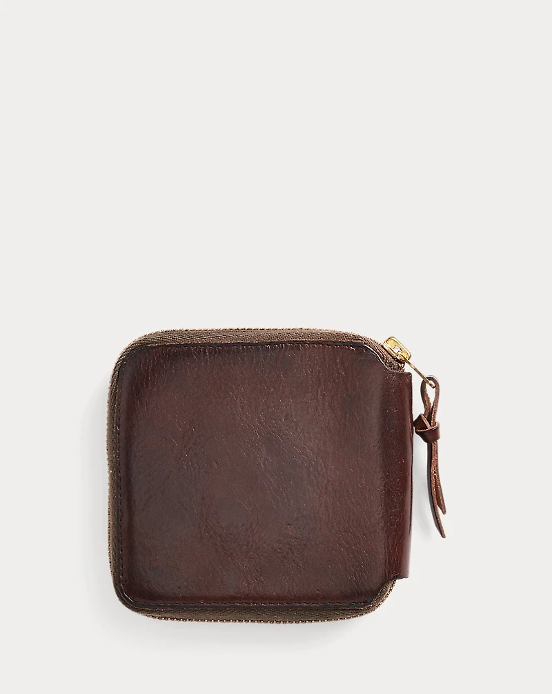 Leather Zip Wallet