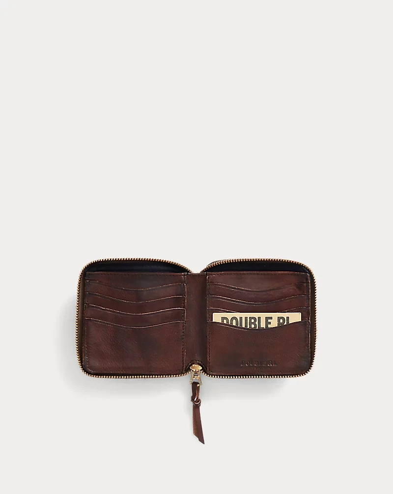 Leather Zip Wallet