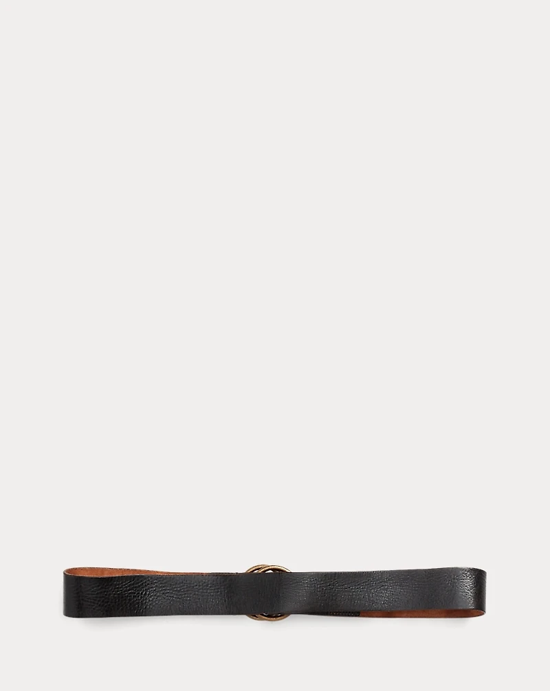 Leather Double–O-Ring Belt