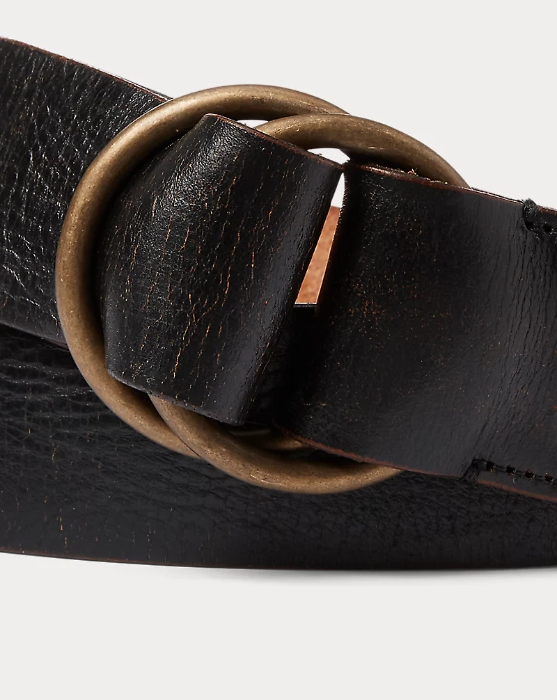 Leather Double–O-Ring Belt