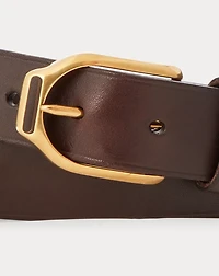 Welington Stirrup-Buckle Leather Belt