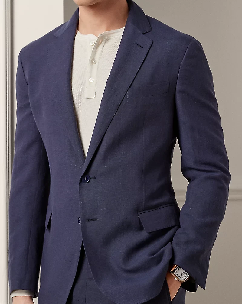 Hadley Hand-Tailored Silk-Linen Jacket