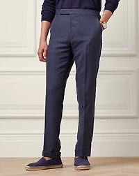 Gregory Hand-Tailored Silk-Linen Trouser