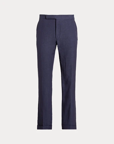 Gregory Hand-Tailored Silk-Linen Trouser