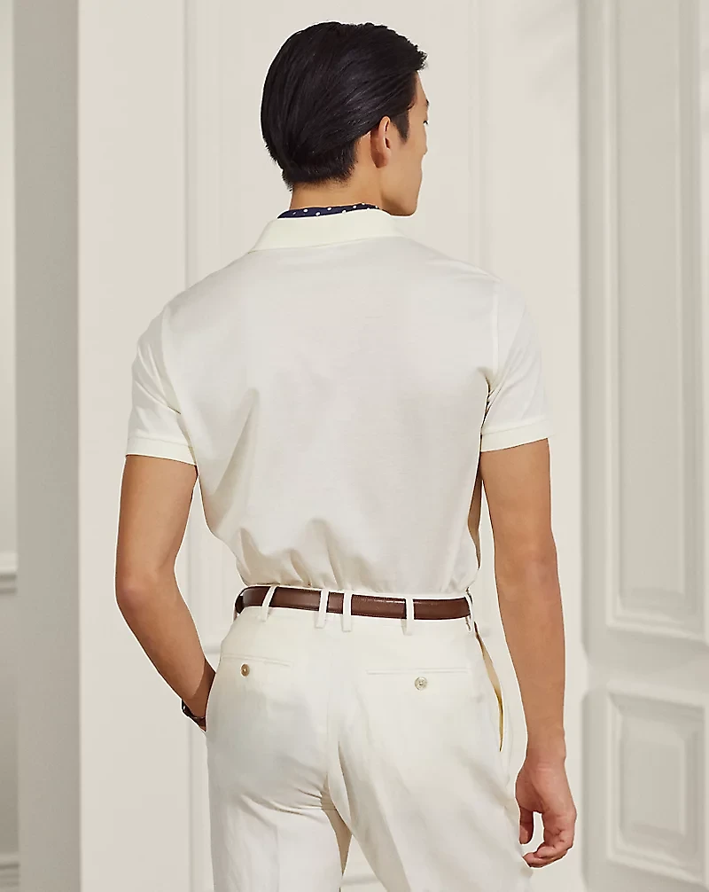 Custom Slim Fit Piqué Polo Shirt