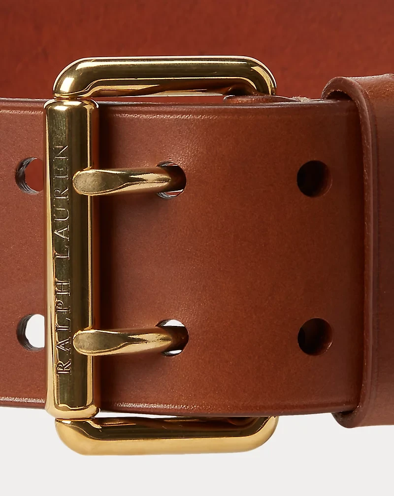 Leather Double-Prong Belt