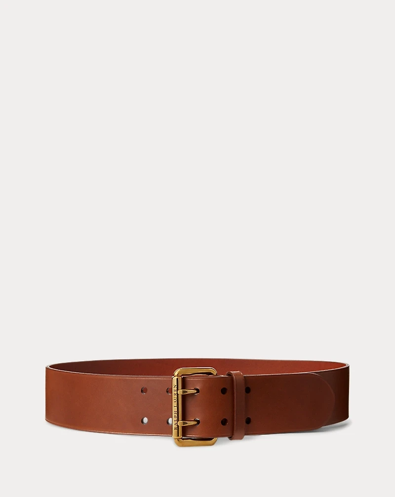 Leather Double-Prong Belt
